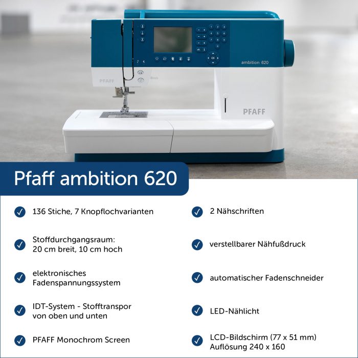 Pfaff ambition 620 – Bild 3
